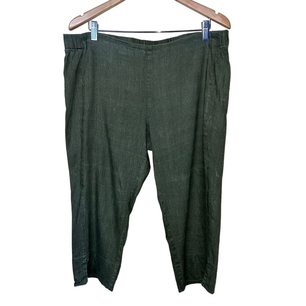 J. Jill Olive Green Cropped Pants